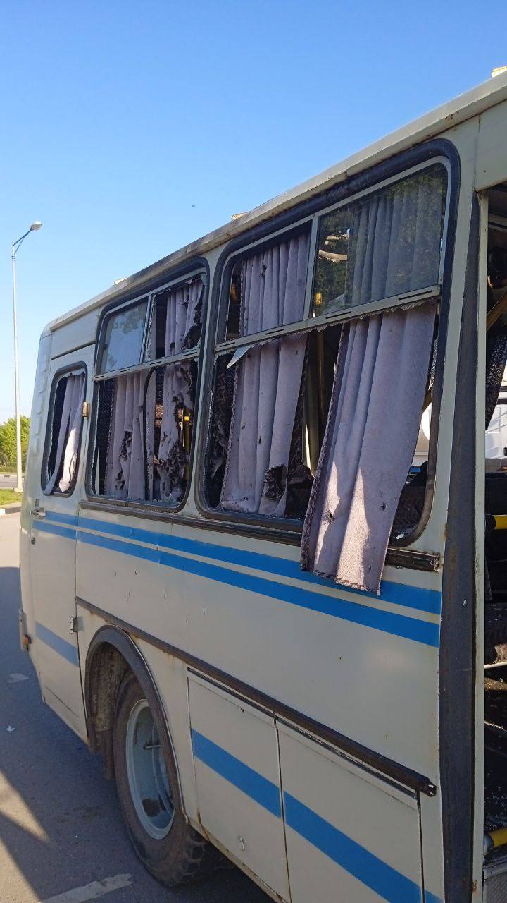 FPV-дрон атаковал автобус в Белгородской области