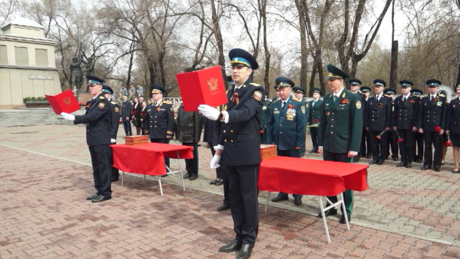 Накануне Дня Победы судебные приставы Красноярского края приняли присягу