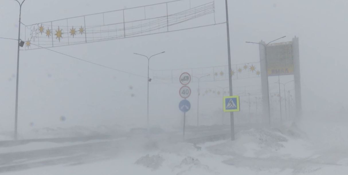 В ЯНАО на выходных ожидаются метель и сильный ветер