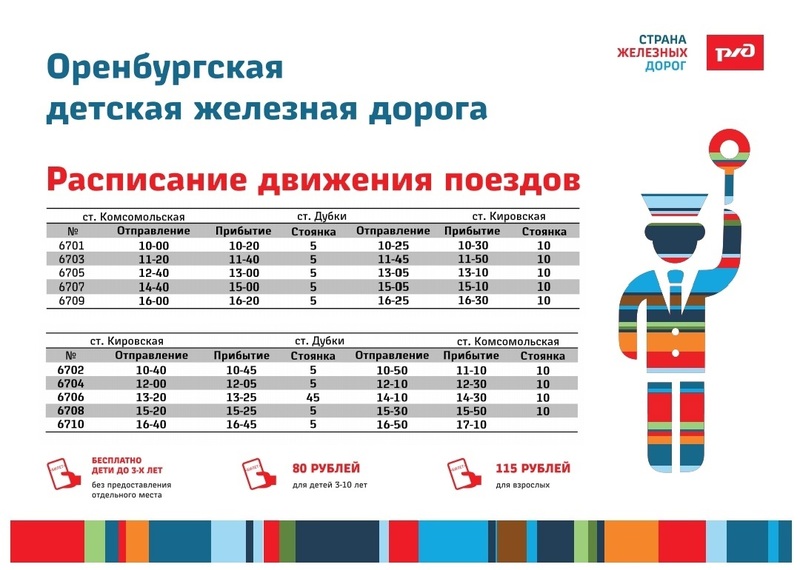 Детская железная дорога в Оренбурге начнет работу 30 мая