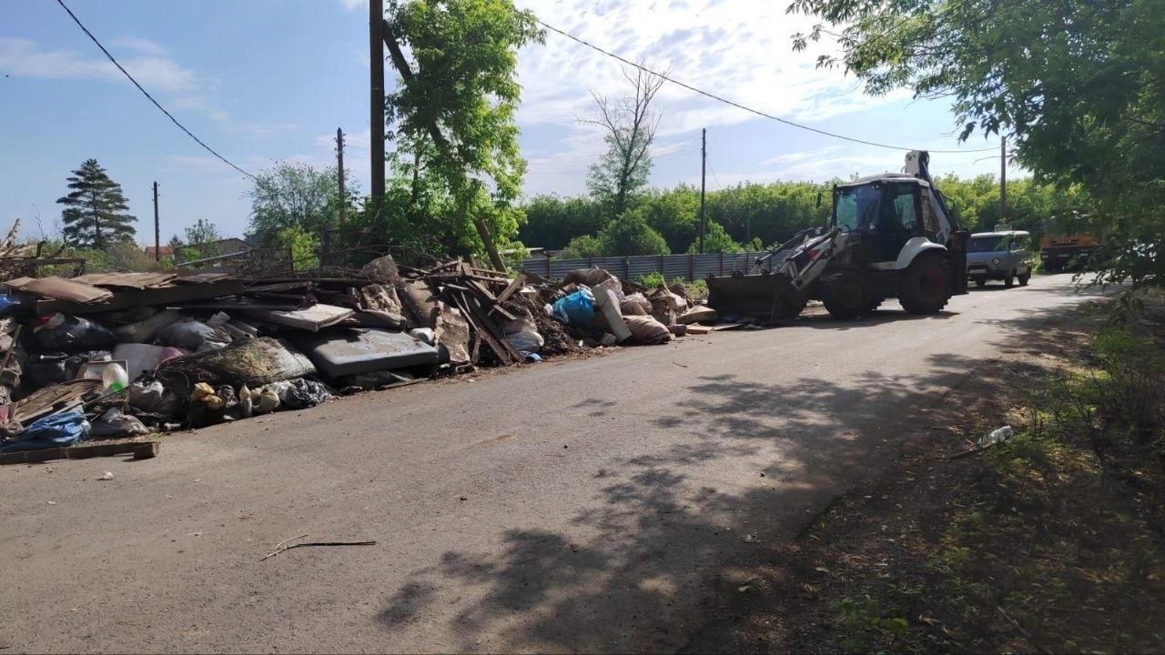 В Протопоповской роще в Оренбурге добавили место для сбора мусора после потопа