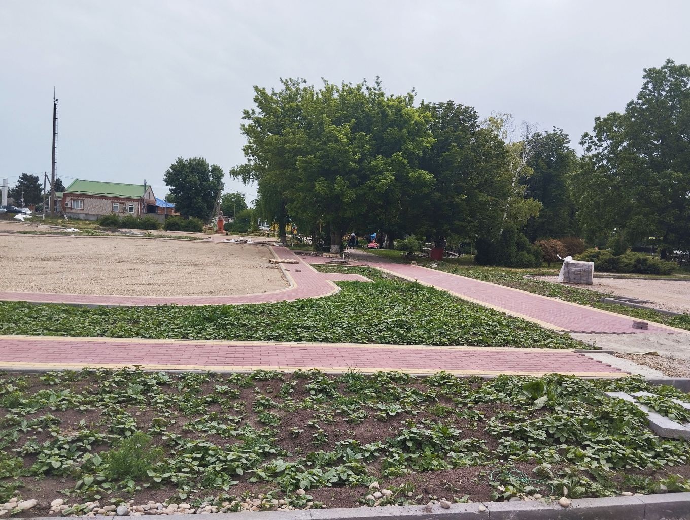 В центре села Новопавловка Белоглинского района будет новый сквер