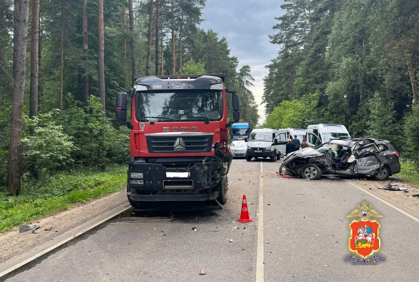 В аварии с грузовиком в Балашихе погиб ребенок, еще четыре человека пострадали