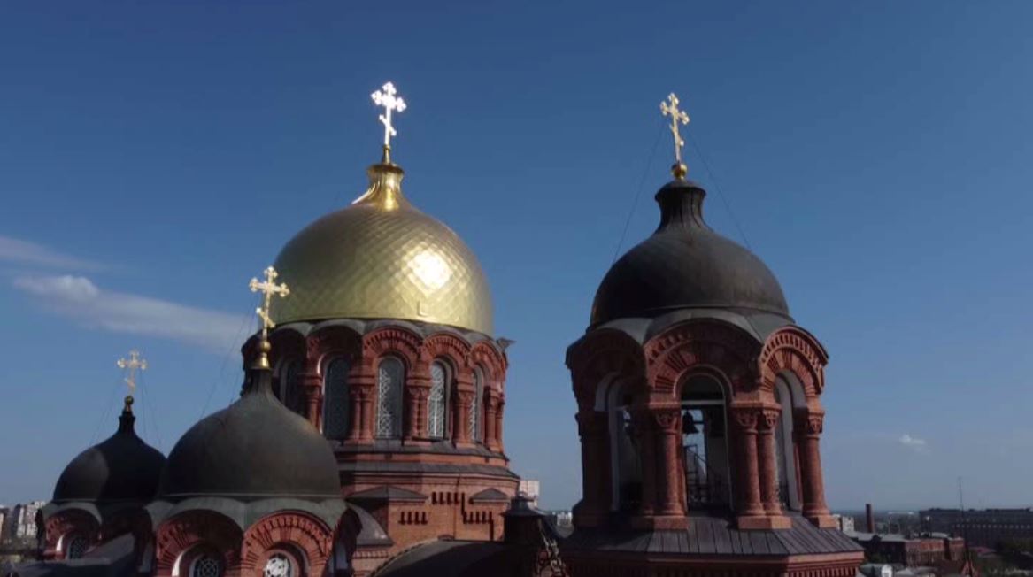 В Краснодар привезли икону Божией матери "Молебен о Победе"