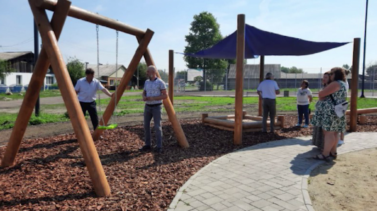 В городе Иланский завершили обустройство площадки "Пульсометр"