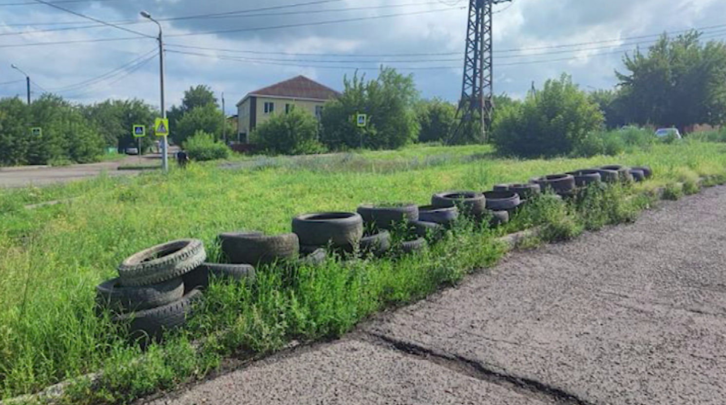 В Красноярске начал работу еще один пункт приема автомобильных покрышек