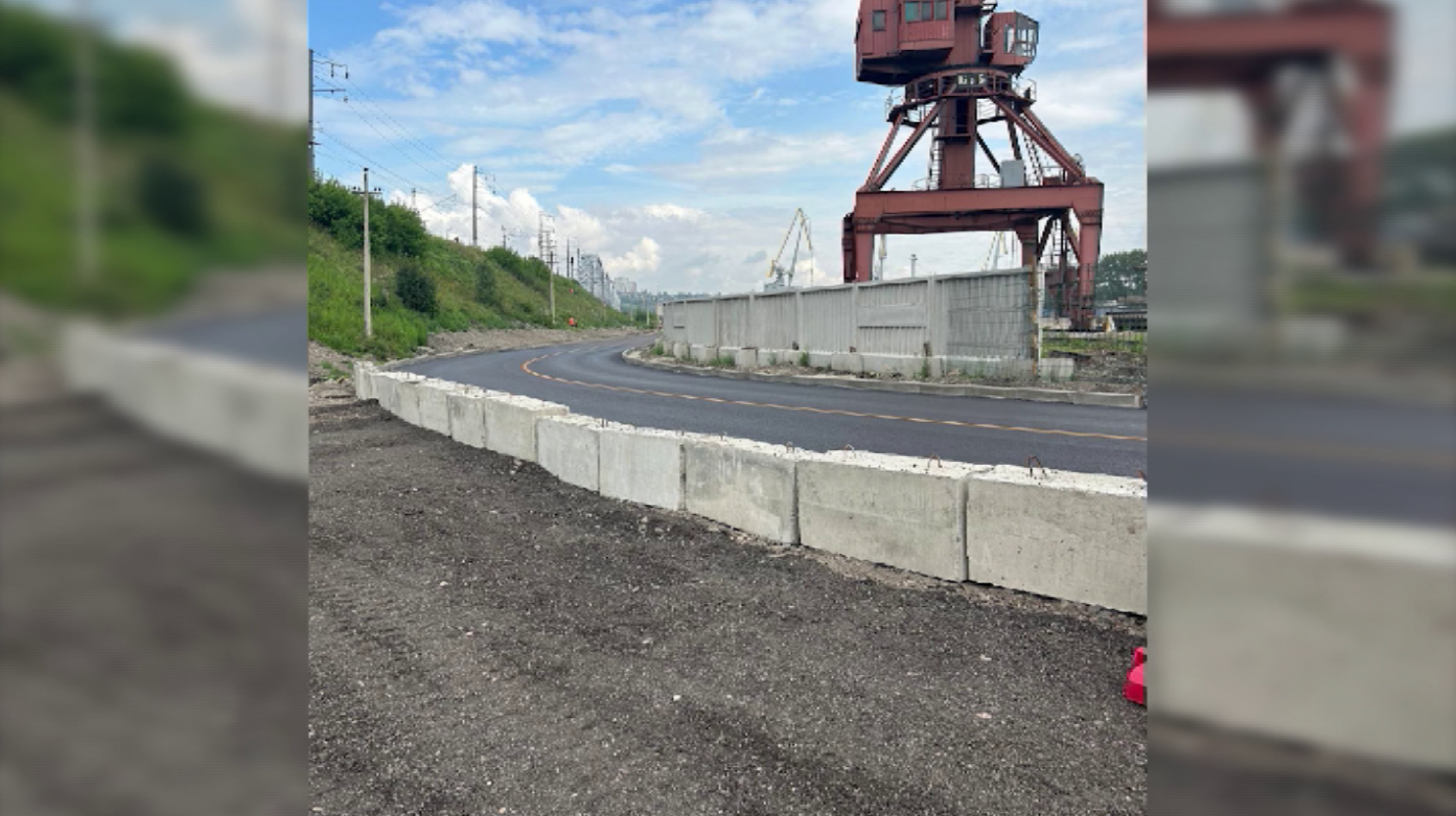 Новую развязку в Микрорайоне Пашенный частично перекрыли