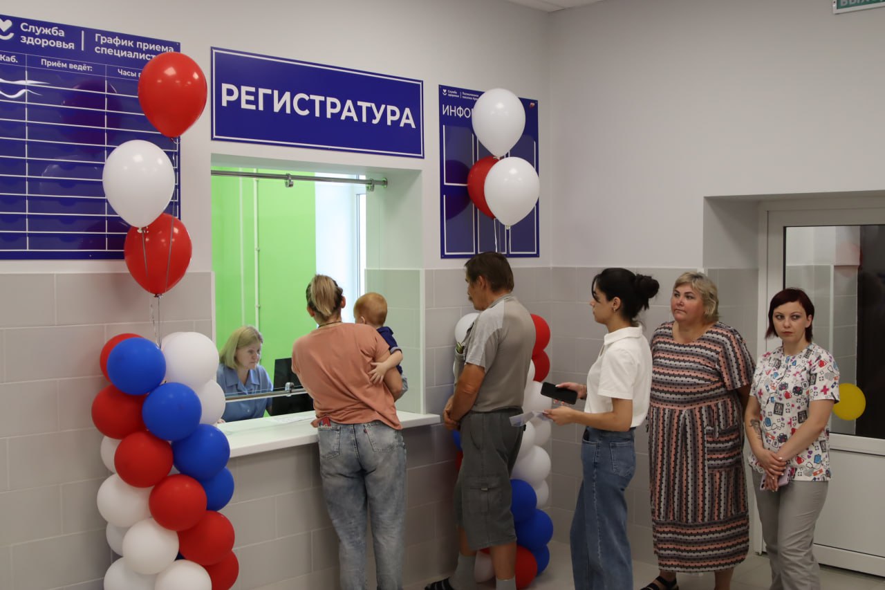 В поселке Красносельском Гулькевичского района капитально отремонтировали поликлинику