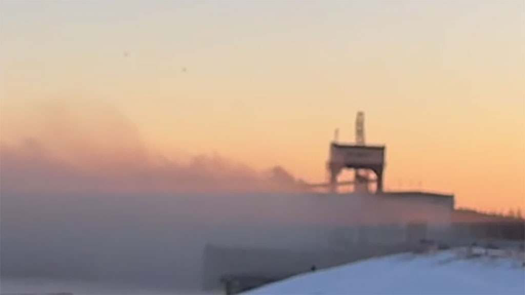 В районе Нижегородской ГЭС замечено задымление