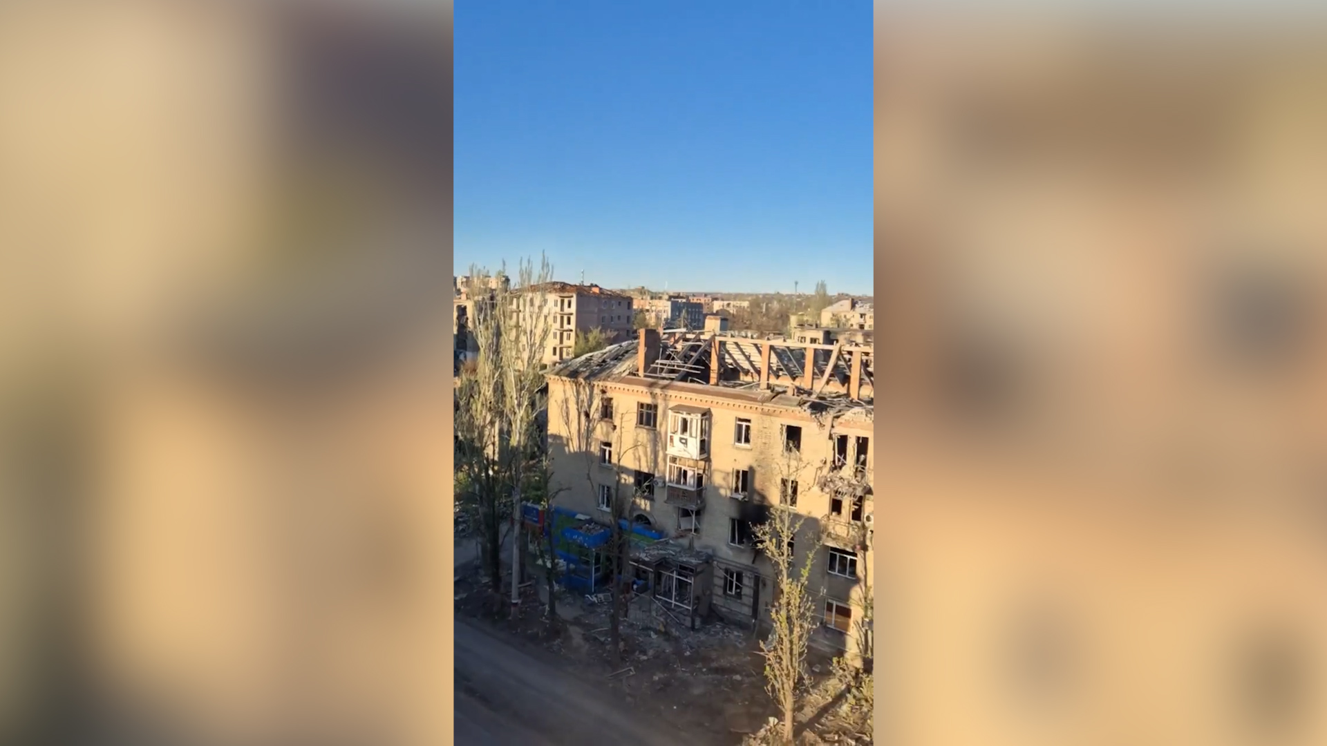В сети появилось видео из Артемовска после начала пасхального перемирия