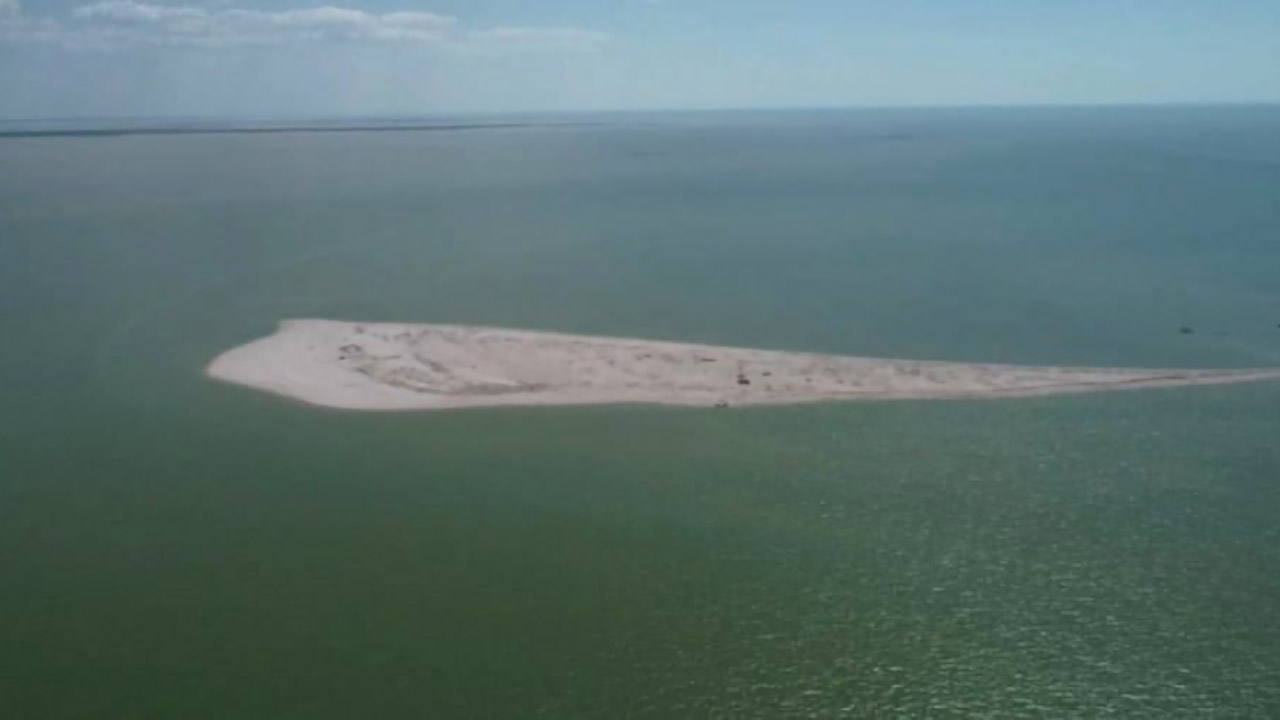 В Каспийском море появился новый остров
