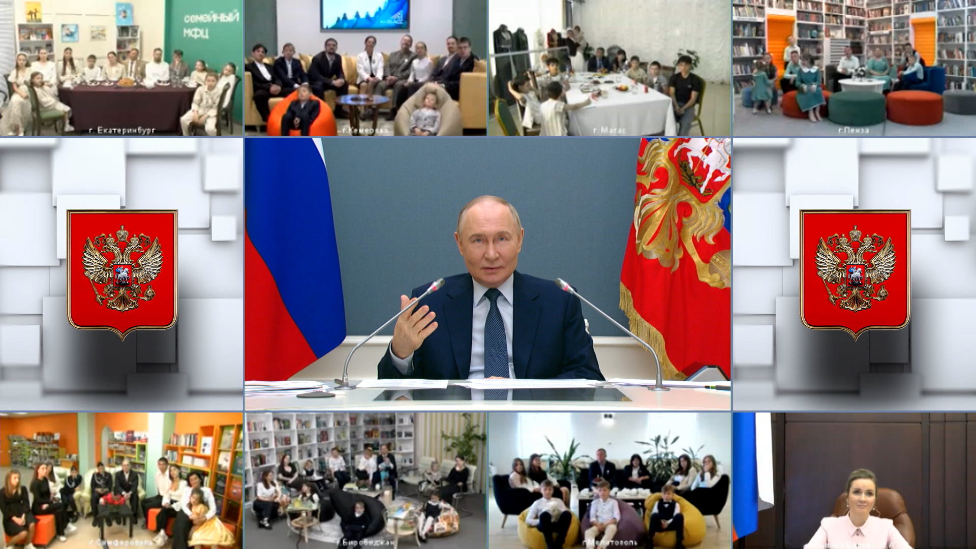 Мать уснувших во время звонка Путина девочек заявила, что не смогла их разбудить