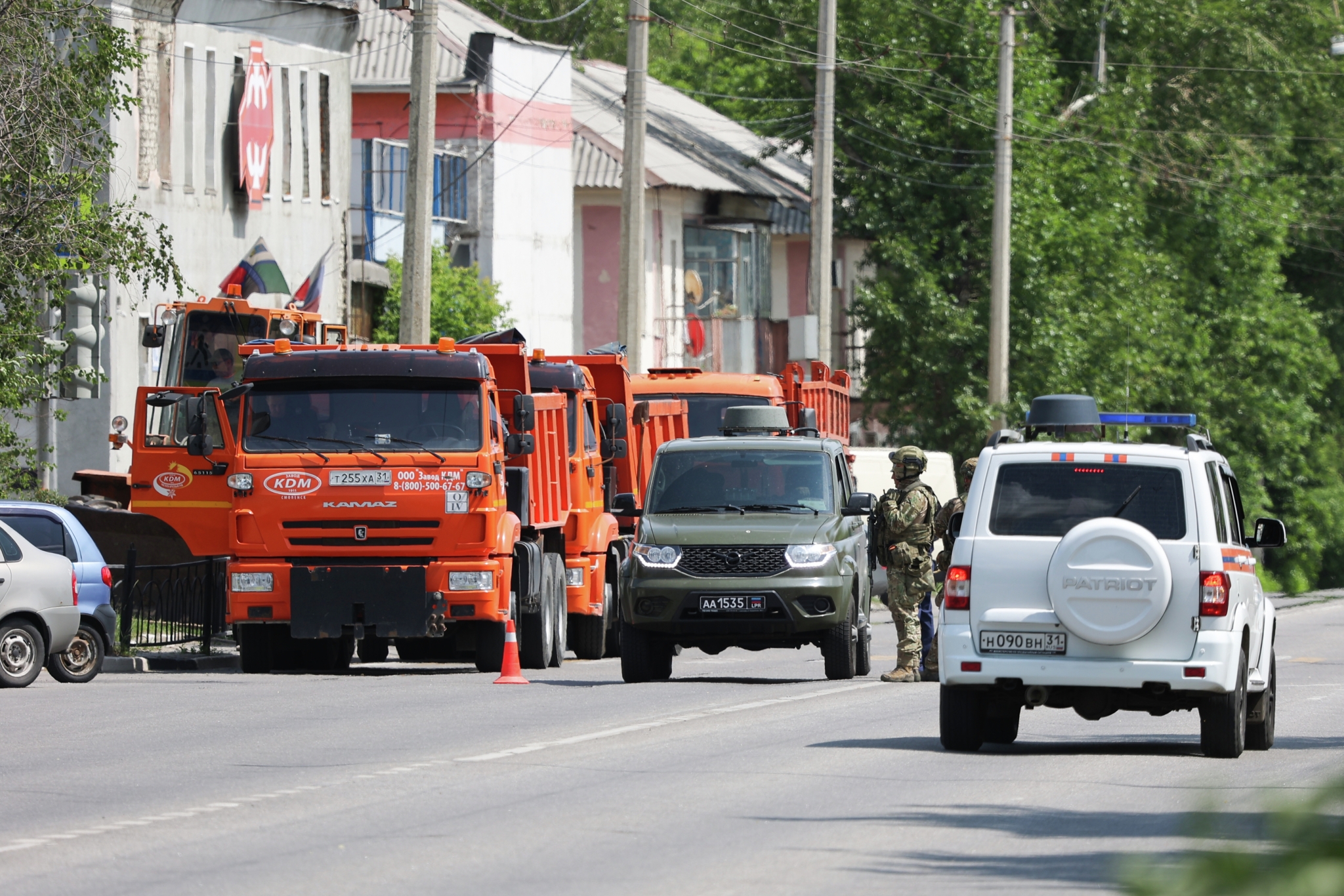 Движение транспорта в центре Белгорода восстановлено