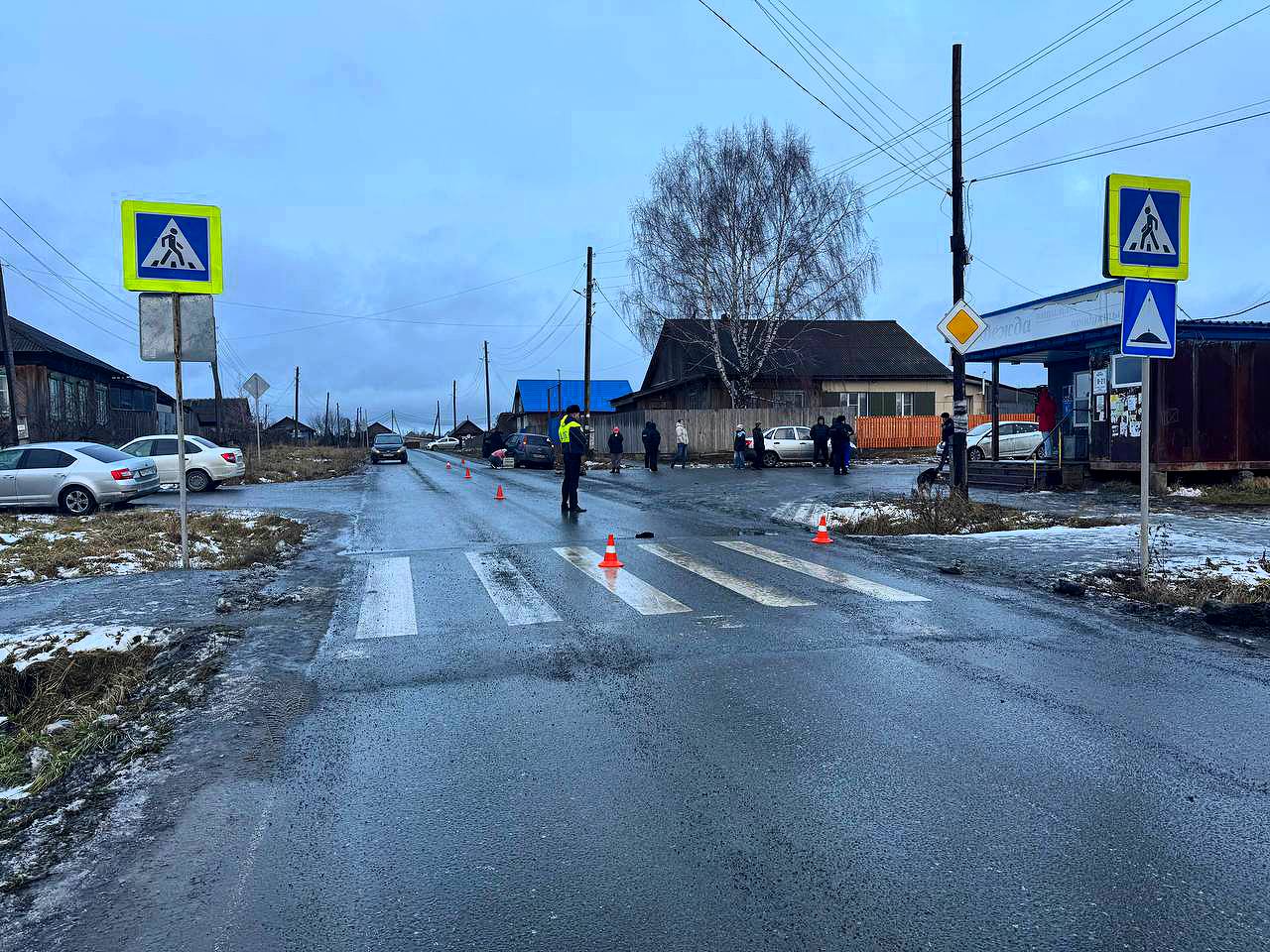 На Урале водитель отвлекся на разговор и насмерть сбил школьницу