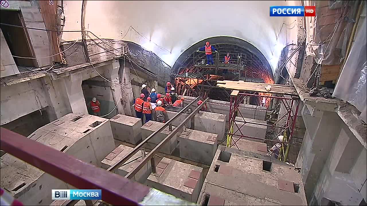 Завершен первый этап реконструкции "Бауманской"