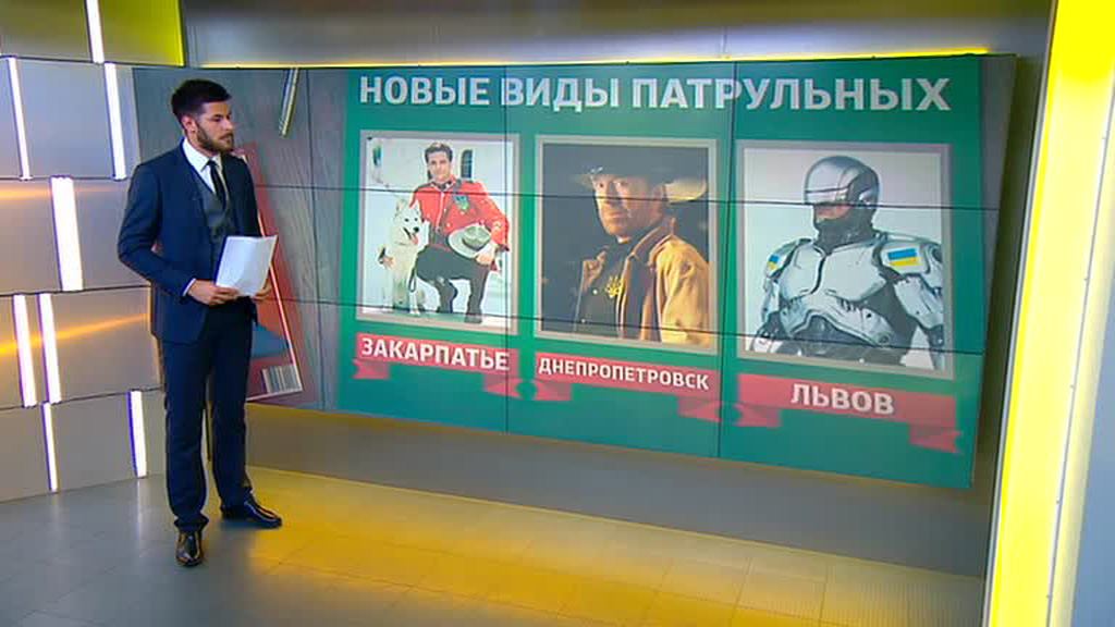 Новая украинская полиция: 12 разбитых машин, подстреленная собака и битва с бомжом