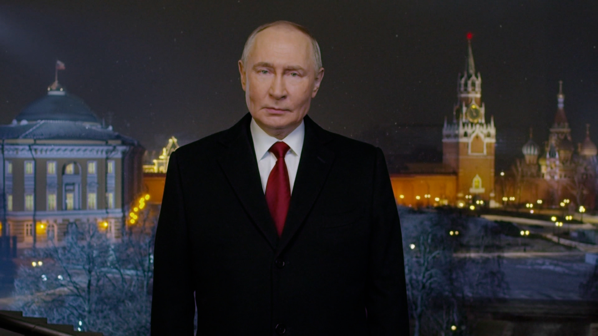 Традиционное новогоднее обращение Путина продлилось 3 минуты 20 секунд