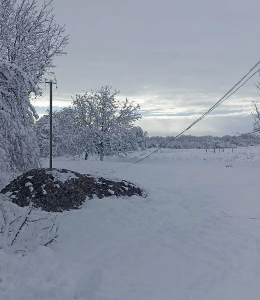 Режим ЧС сняли в одном из районов Адыгеи, оставшемся без света после снегопада