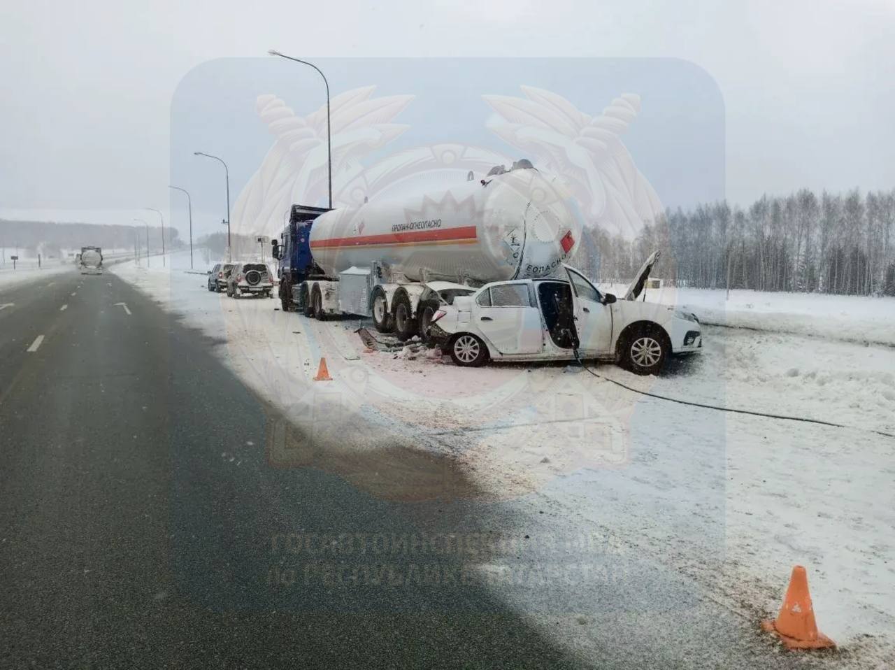 В Татарстане в ДТП с бензовозом погибла двухмесячная девочка