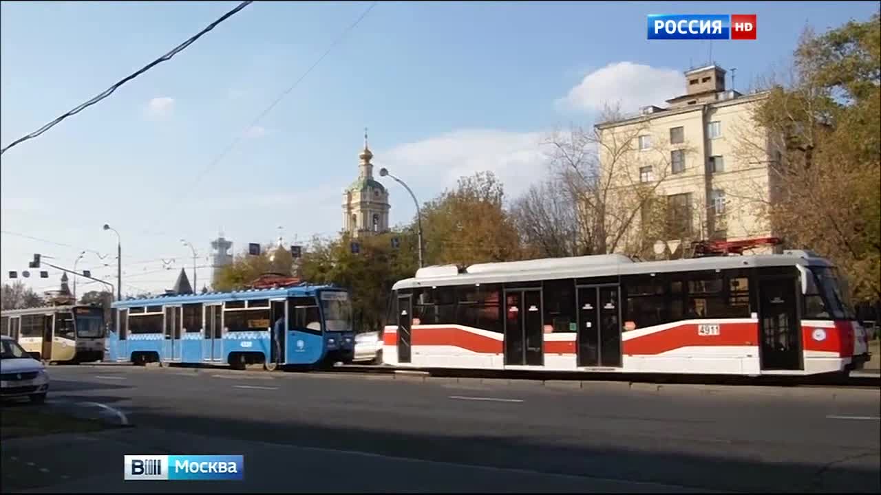 У станции метро "Пролетарская" столкнулись два трамвая, пострадал один пассажир