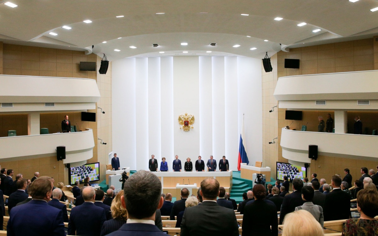 Матвиенко: Совет Федерации одобрил за весеннюю сессию 331 закон