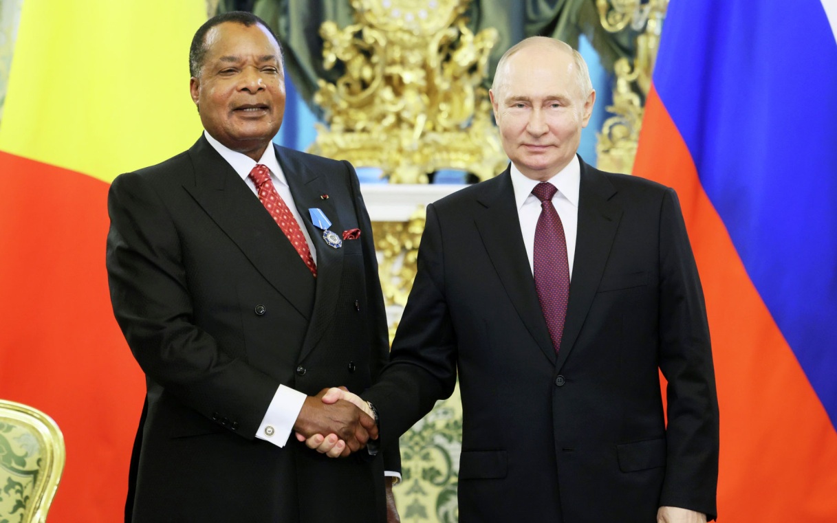 Путин поблагодарил президента Конго за первый после переизбрания визит в РФ
