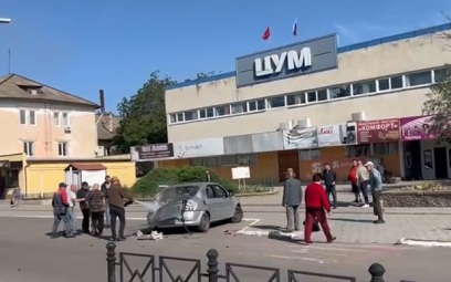 Коммунальные работники контужены в Каховке после атаки 2 дронов ВСУ