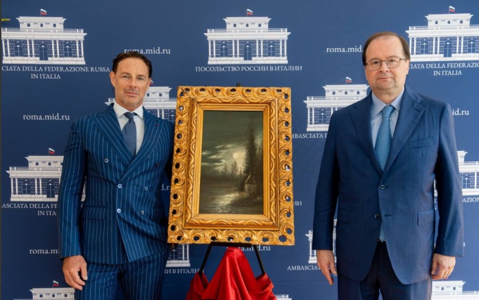 Пейзаж художника Лагорио из коллекции Александра III вернули в Россию