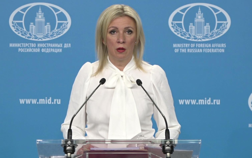 Захарова назвала информацию о создании Россией фейков с Пашиняном "вбросом"