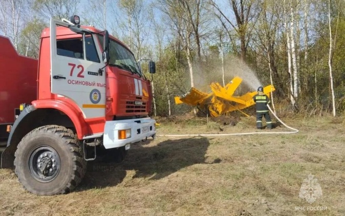 В Красноярском крае совершило жесткую посадку воздушное судно