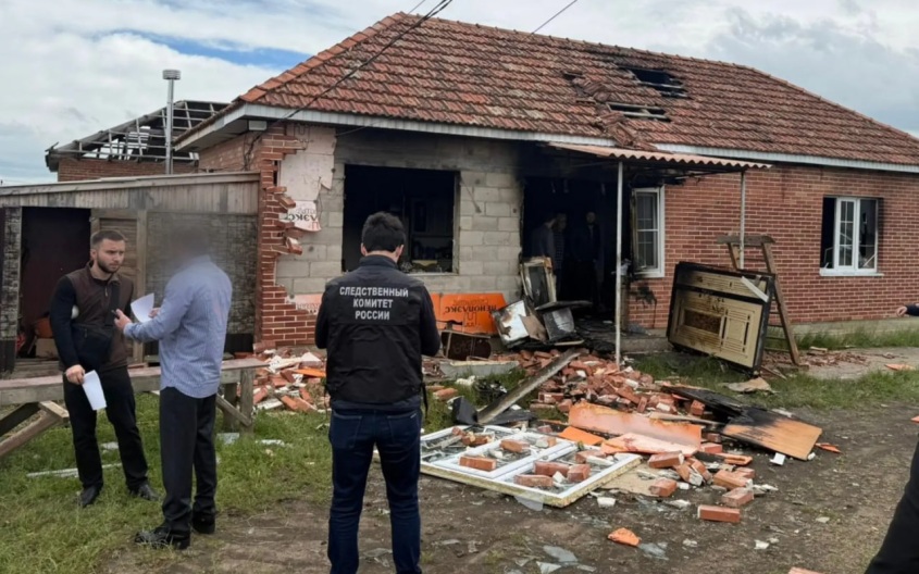 В Ингушетии завели дело после взрыва газа в доме в селе Троицкое