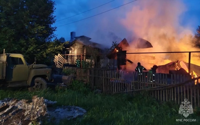 При пожаре в Нижегородской области погиб местный житель
