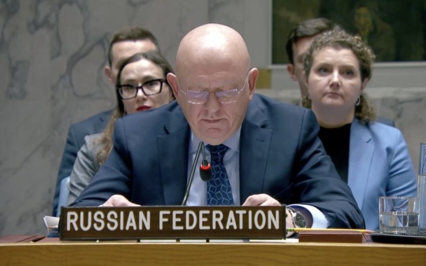 Небензя рассказал Совбезу ООН об ударах ВС РФ по 10 военным предприятиям Киеве