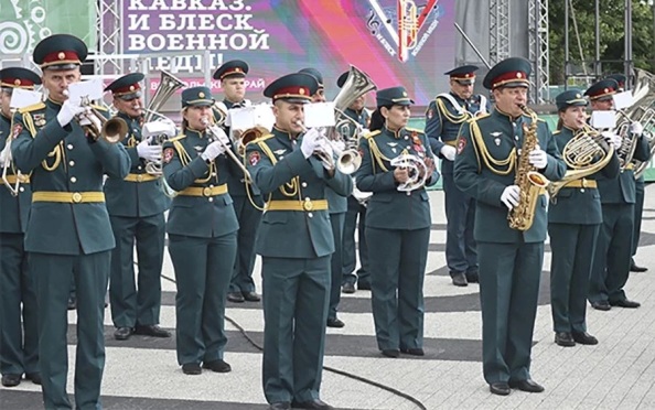 Лучшие военные оркестры выбрали на фестивале на Ставрополье