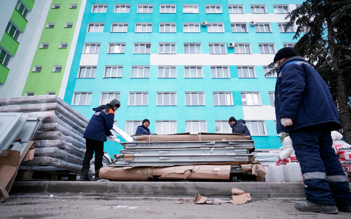 При капитальном ремонте домов в Москве используют технологию "мокрый фасад"