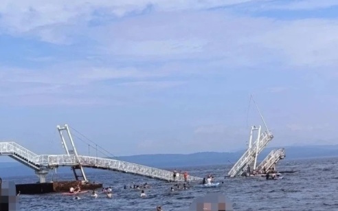 Дело возбуждено после обрушения моста в бухте Муравьиная в Приморье