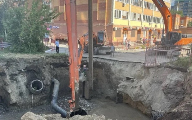 В Новосибирске восстановлено водоснабжение после коммунальной аварии