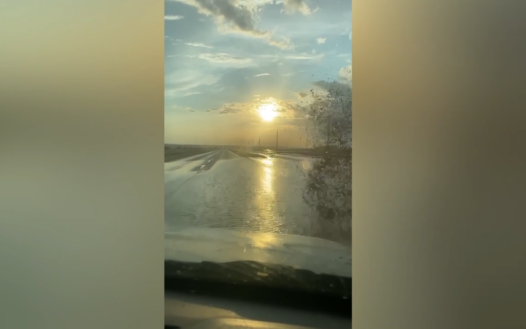 На трассе Ставрополья частично ограничили автодвижение из-за схода селя