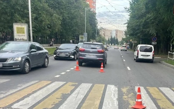 Мальчик на самокате пострадал в ДТП в Люберцах