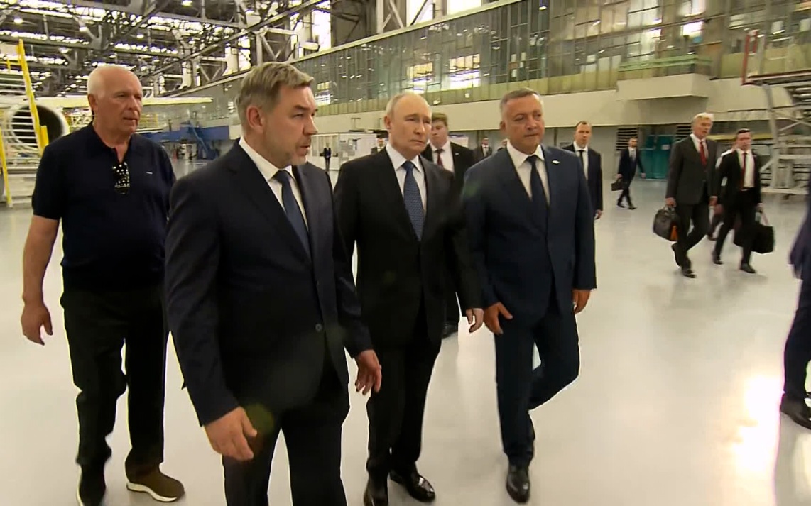 Найден ключевой кадр из поездки Путина в Иркутск