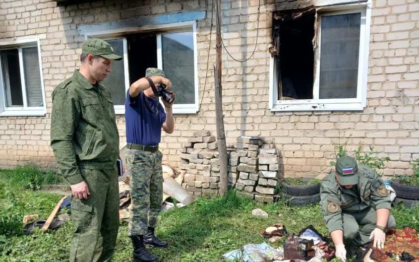 В Ульяновской области при пожаре погибли двое детей и пенсионерка