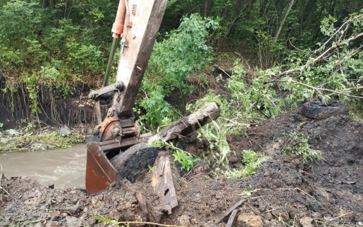 В Новокузнецке после рекордных дождей подтопило участки и дома