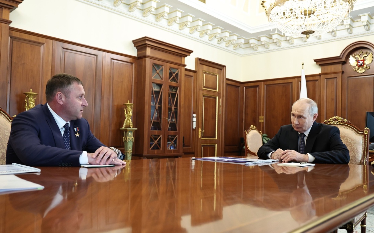 Глава Белгородской области доложил Путину, что объездил все округа