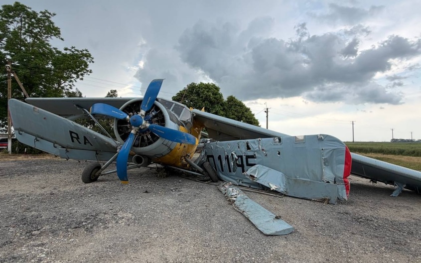 Самолет Ан-2 жестко приземлился во время химических работ в Краснодарском крае