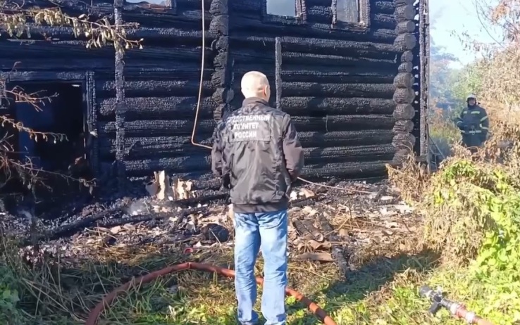 Тело мужчины обнаружено при тушении пожара в Вологодской области
