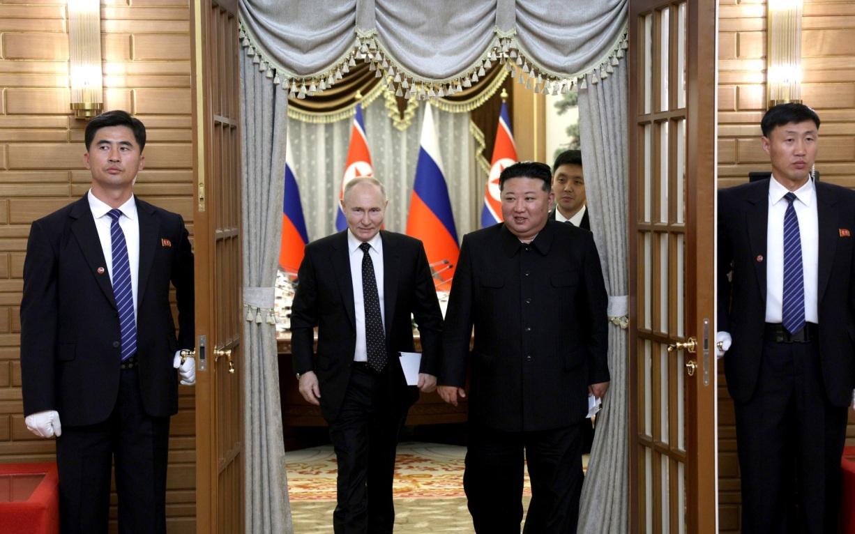 Путин заявил о дальнейшем укреплении партнерства России и КНДР