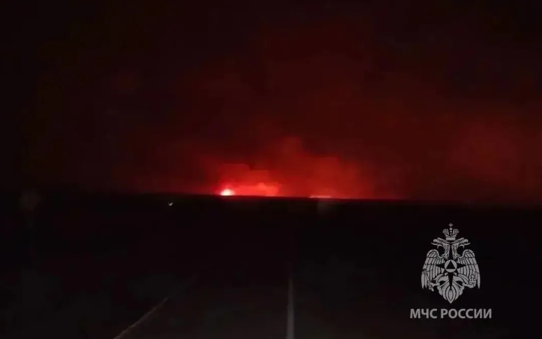 Природный пожар в Гайском округе Оренбуржья потушен