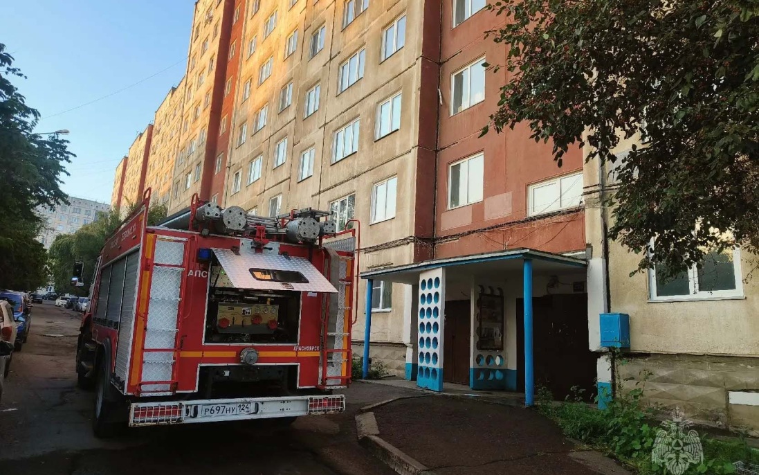 В Красноярске при пожаре в многоэтажке погибла женщина