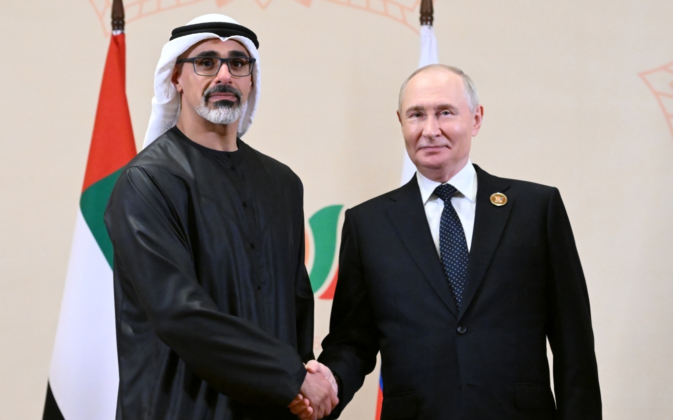 Наследный принц Абу-Даби и Владимир Путин обсудили международную повестку