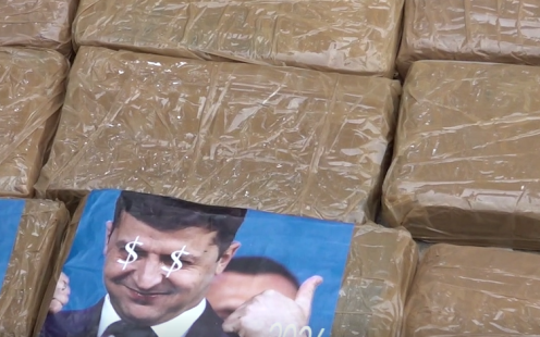 Появилось видео задержания россиянина с крупной партией кокаина